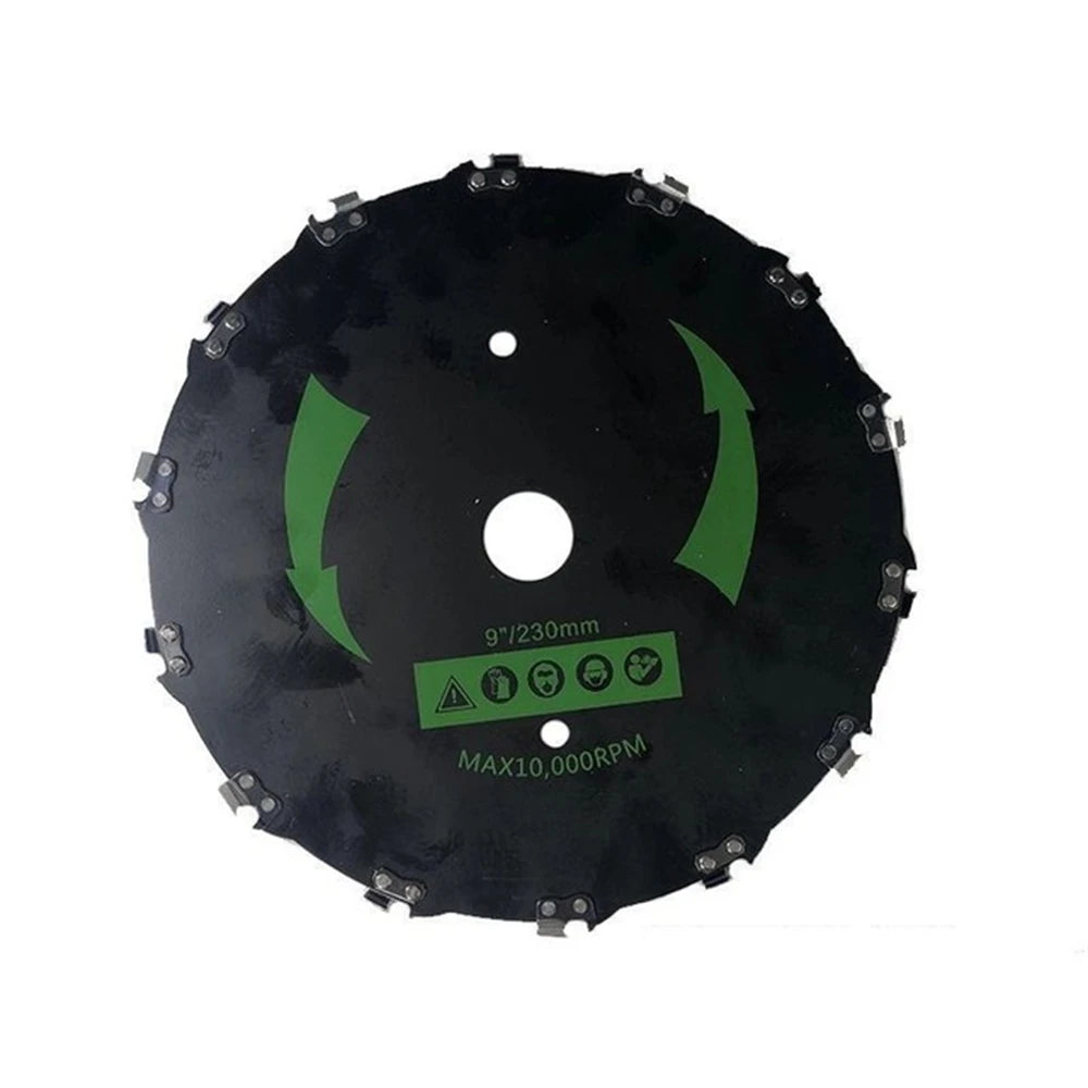 9 Inch Steel Grass Trimmer Head Mowing Lawnmower Parts 14/20-Tooth Disc Blade Grass Brush Cutter for Lawn Mover Head Supplier - Jig Brasil