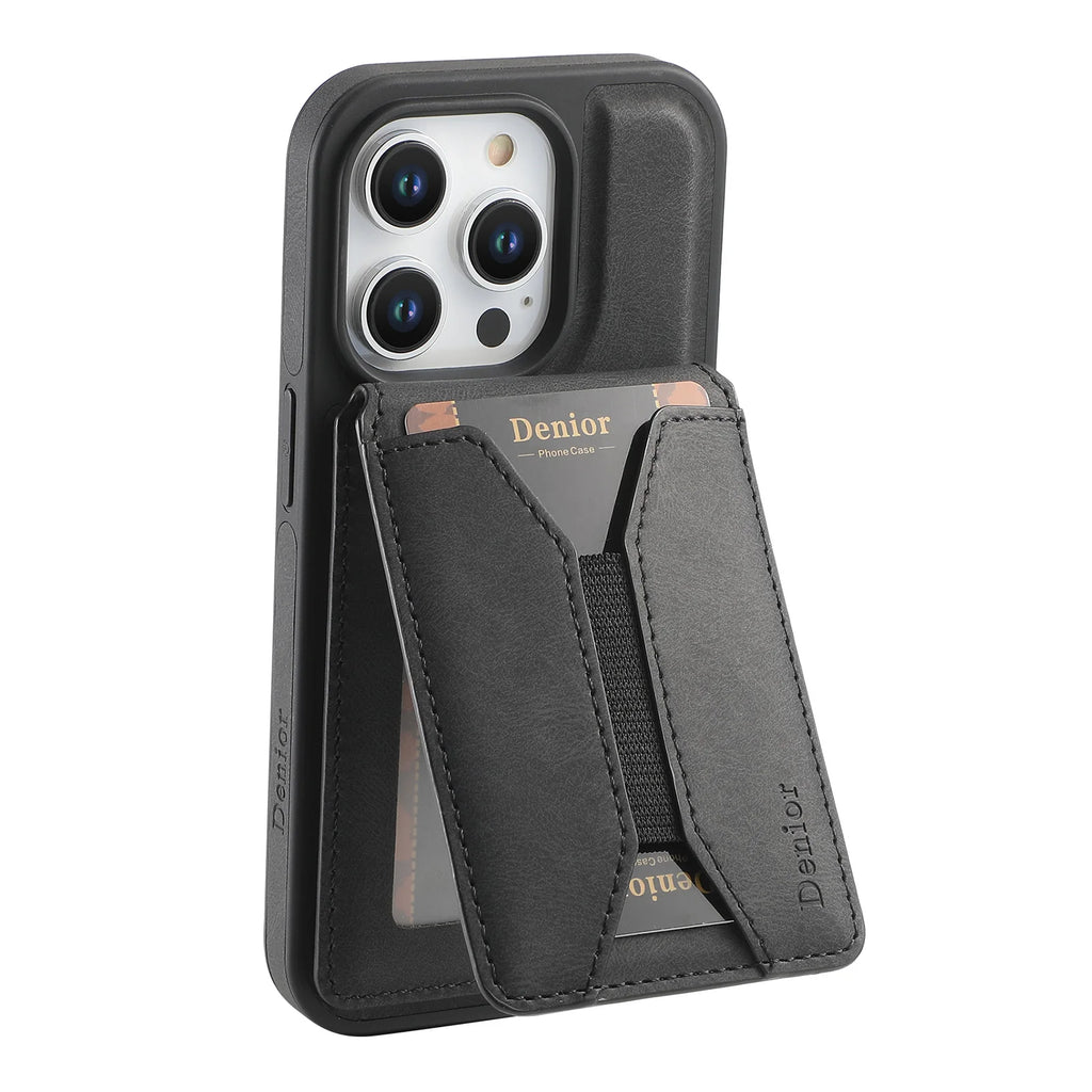 Capa de Proteção para iPhone 16, 15, 14 Pro Max, 13 e 12  Suporte de Anel 360° Magnética