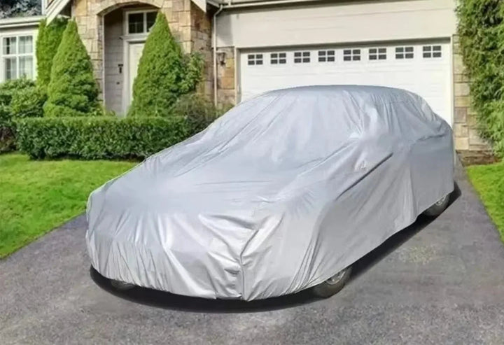 Capa universal para carro, proteção solar para neve, à prova d'água, poeira, resistente a arranhões, ao ar livre, acessórios de proteção completa
