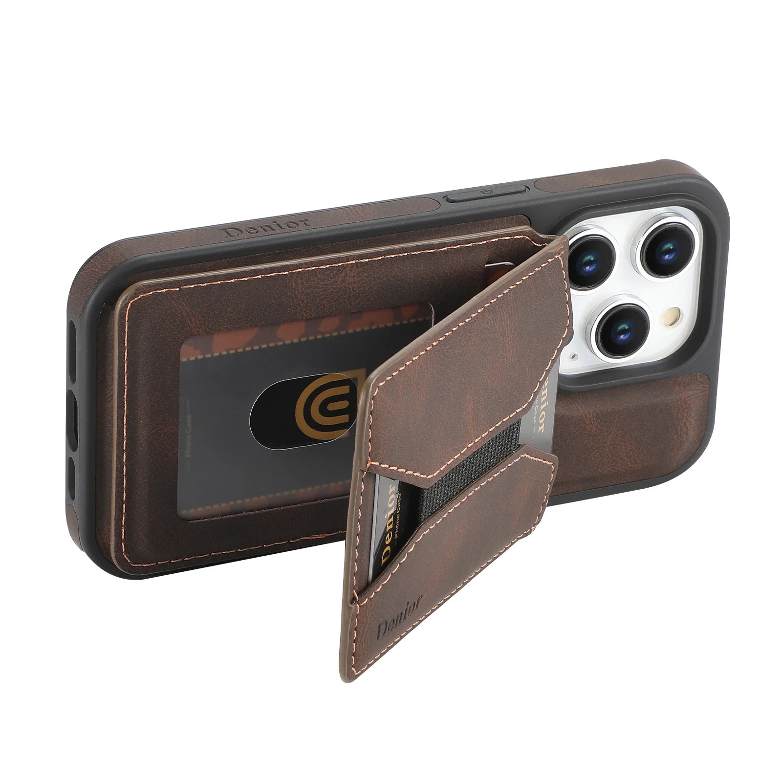 Capa de Proteção para iPhone 16, 15, 14 Pro Max, 13 e 12  Suporte de Anel 360° Magnética