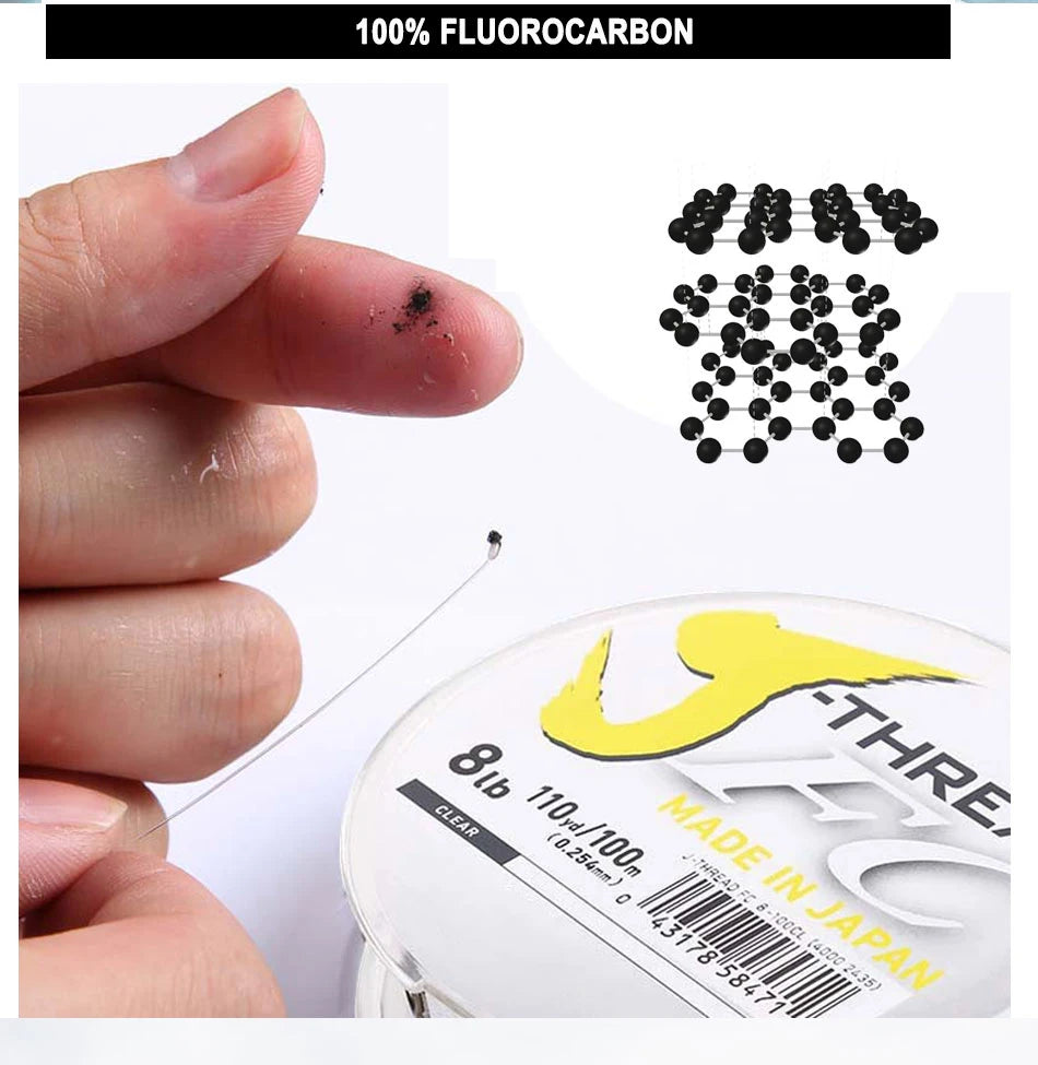 Linha de Pesca Fluorocarbono