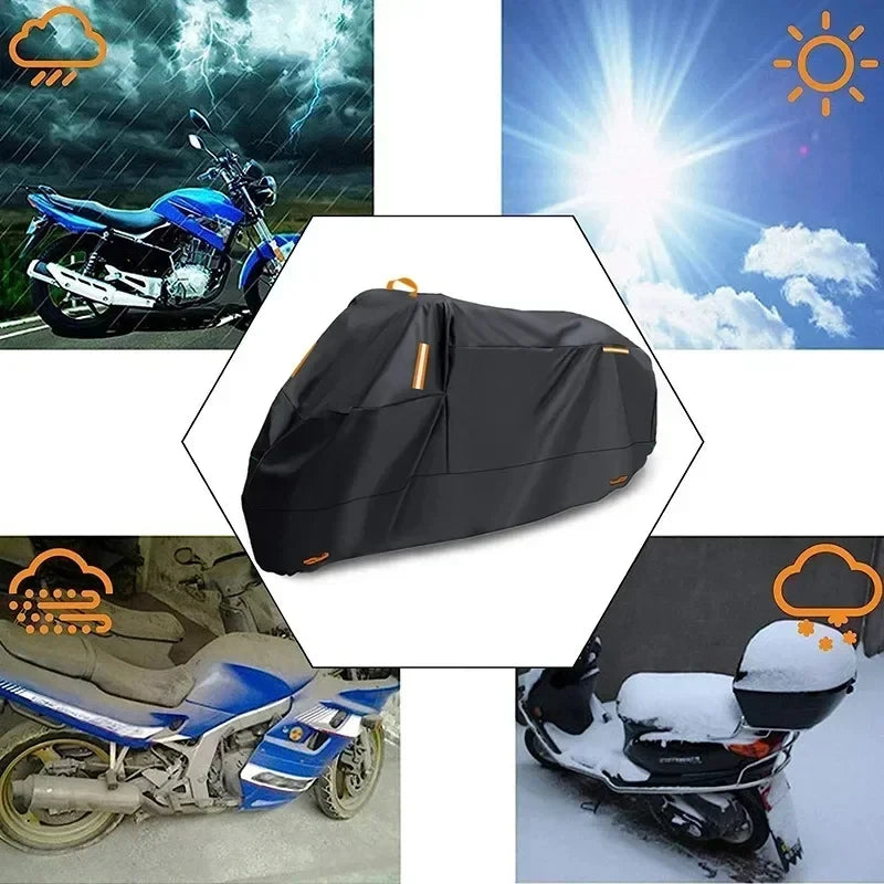 Capa Protetora Premium Impermeável Anti-UV Para Motos E Motos Elétricas Scooter