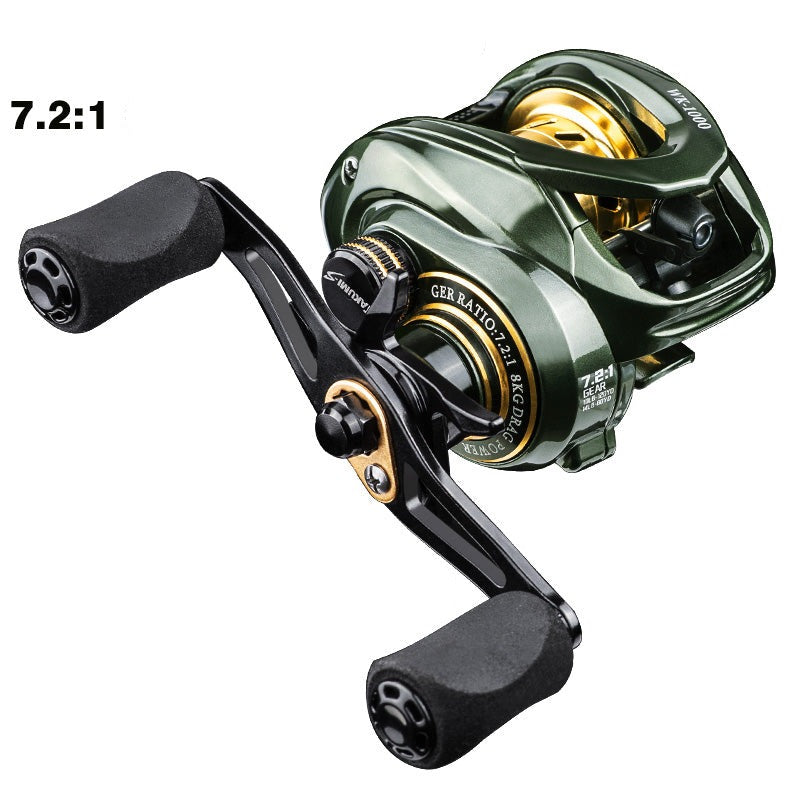 Carretilha de Pesca TITAN PRO 8 Kg de DRAG 7.2:1 - Jig Brasil