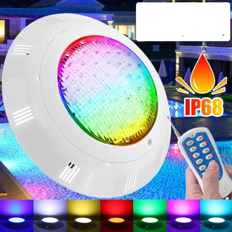 Luminária Colorida para Piscina LED IP68 12Volts 18 e 24Watts - Jig Brasil