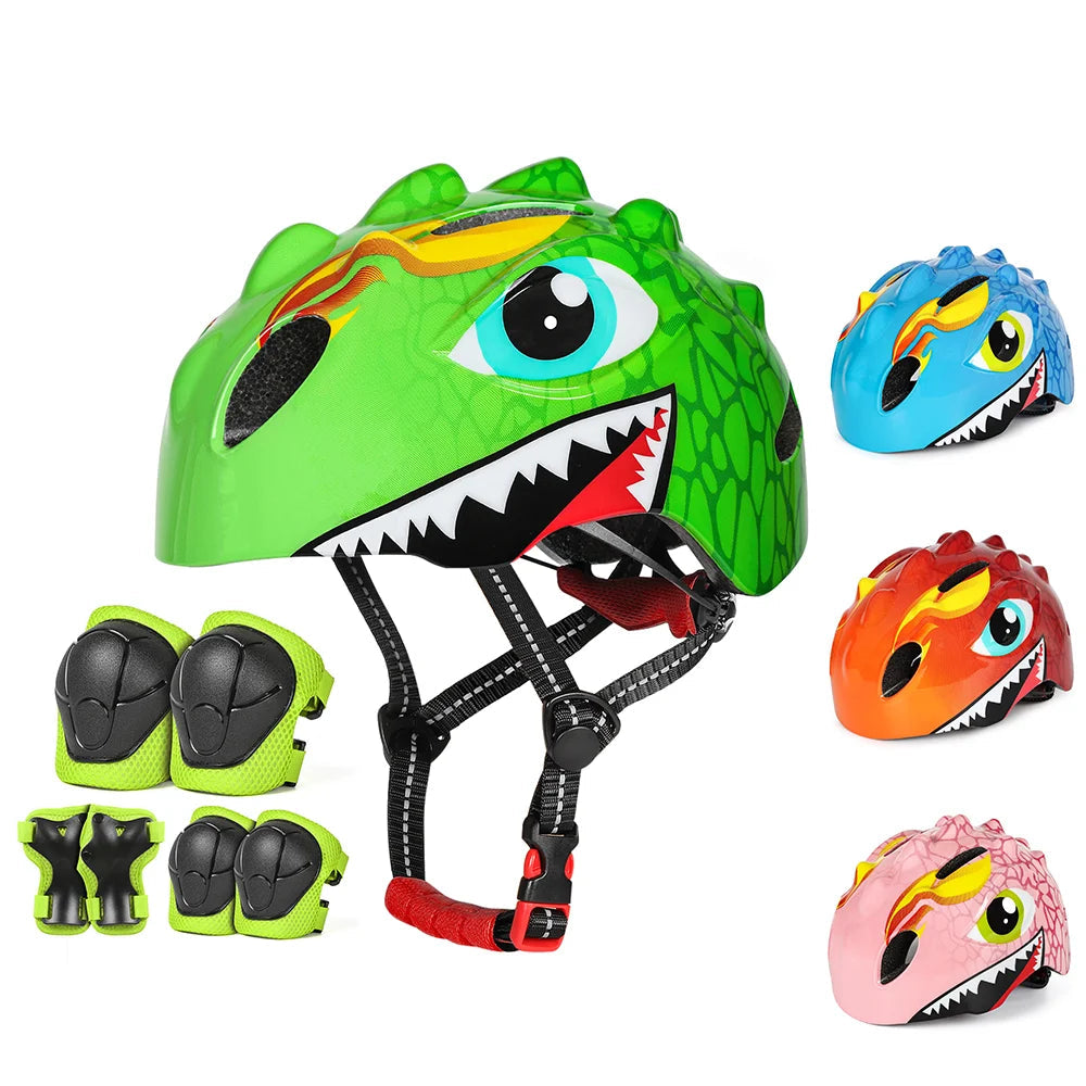 VICTGOAL Crianças Capacete de Bicicleta Criança Esportes Segurança Ciclismo Proteção Joelho Cotomofada Conjuntos Equilíbrio Bicicleta Roller Patinação Capacete Guarda