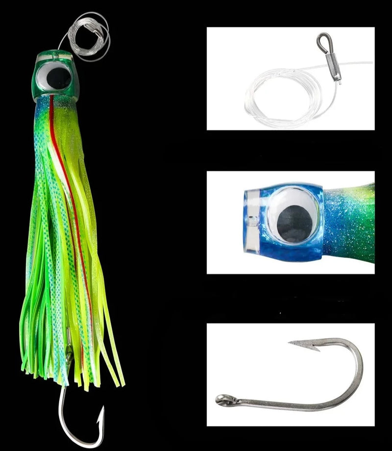 Isca Artificial Para pesca Oceânica 34cm 260g Teaser Jig Brasil - Jig Brasil