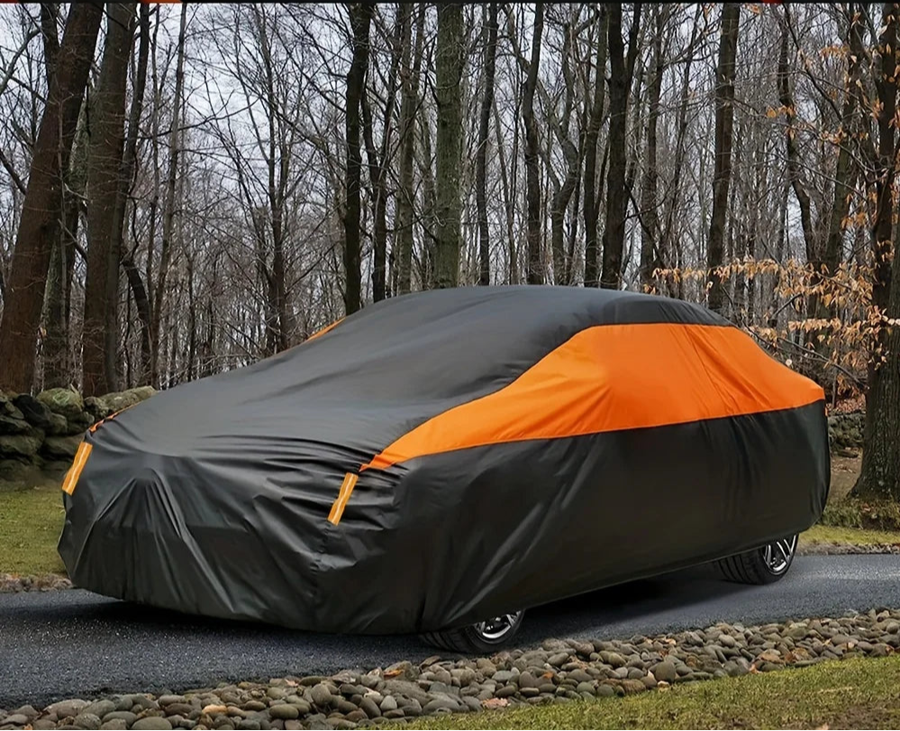 Tampas impermeáveis universais do carro, ao ar livre, sol, chuva, proteção da neve, auto tampa UV, SUV, Sedan, 190T, tampas protetoras completas
