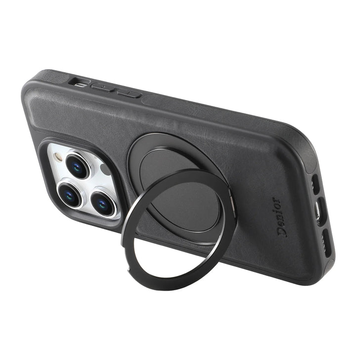 Capa de Proteção para iPhone 16, 15, 14 Pro Max, 13 e 12  Suporte de Anel 360° Magnética