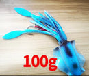 Isca Artificial Lula Ultra Realista Fluorescente 20, 60, 80, 100, 120 e 150g Fluorescente para Pesca Oceânica