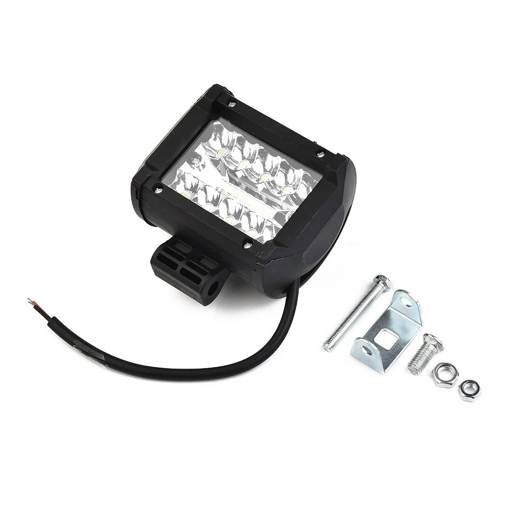 Farol Auxiliar LED Combo Beam para Carro, Pick-up, Lancha e Quadriciclo 60W 12V