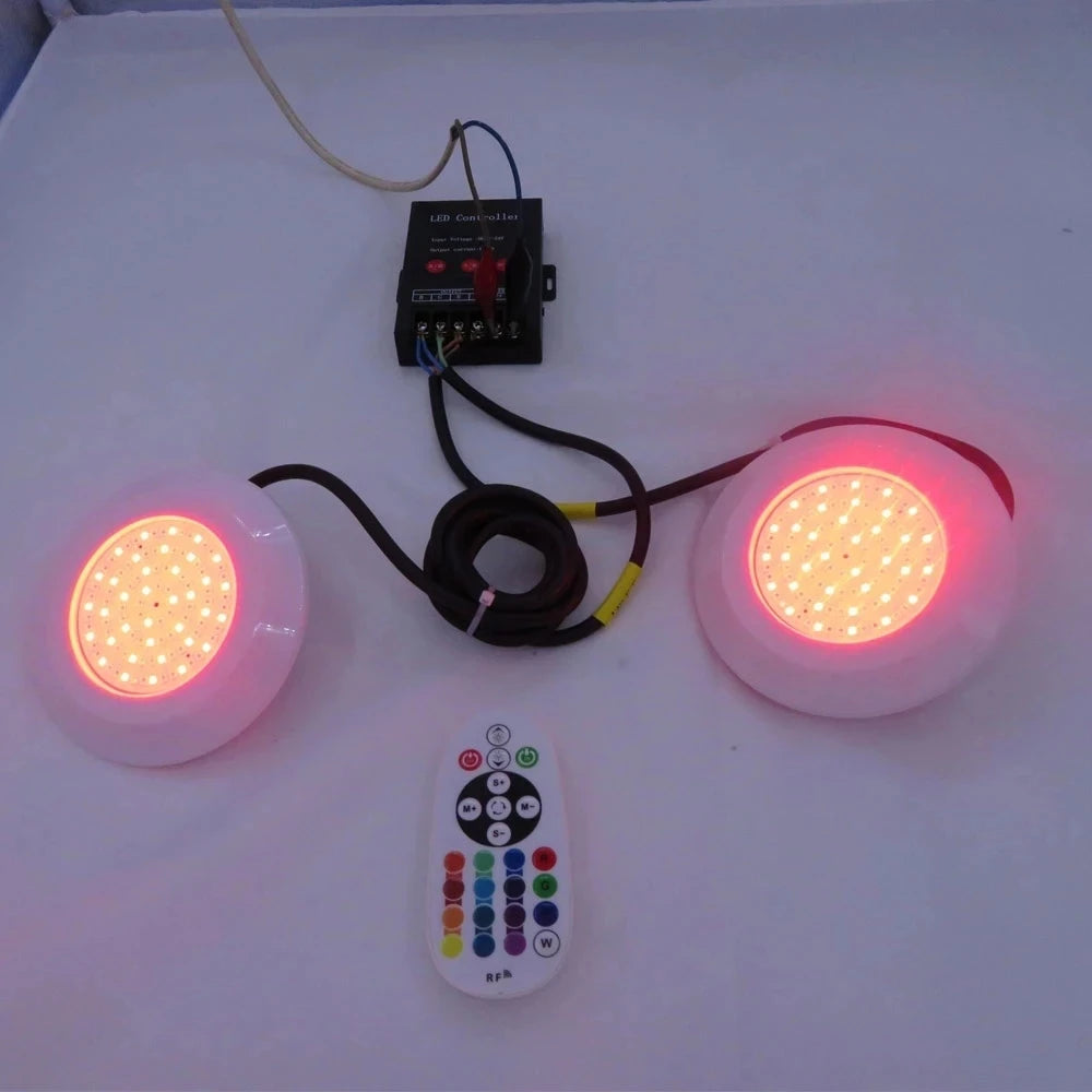 Luminária Colorida para Piscina LED IP68 12Volts 9 e 12Watts - Jig Brasil