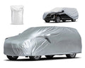 Universal suv/berlina completa carro cobre ao ar livre à prova dwaterproof água sol chuva neve resistente à poeira proteção uv carro prata caso capa M-XX