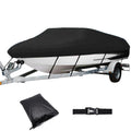 Barco iate capa 11-22ft barco barco barco capa anti-uv resistente à prova d2água 210d marinha trailerable lona acessórios do barco