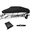 Barco iate capa 11-22ft barco barco barco capa anti-uv resistente à prova d2água 210d marinha trailerable lona acessórios do barco