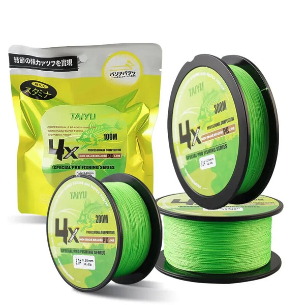 linha de Pesca Multifilamento 4X Green 100M