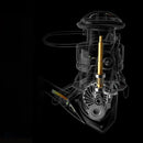 Alta qualidade liga carretel de pesca duplo carretel 5.5:1 4.7:1 relação engrenagem alta velocidade molinete molinete molinete carpa para água salgada