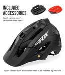 Batfox capacete de bicicleta moldado geral, capacete de estrada de montanha ultraleve, equipamento de ciclismo dh am casco ciclismo