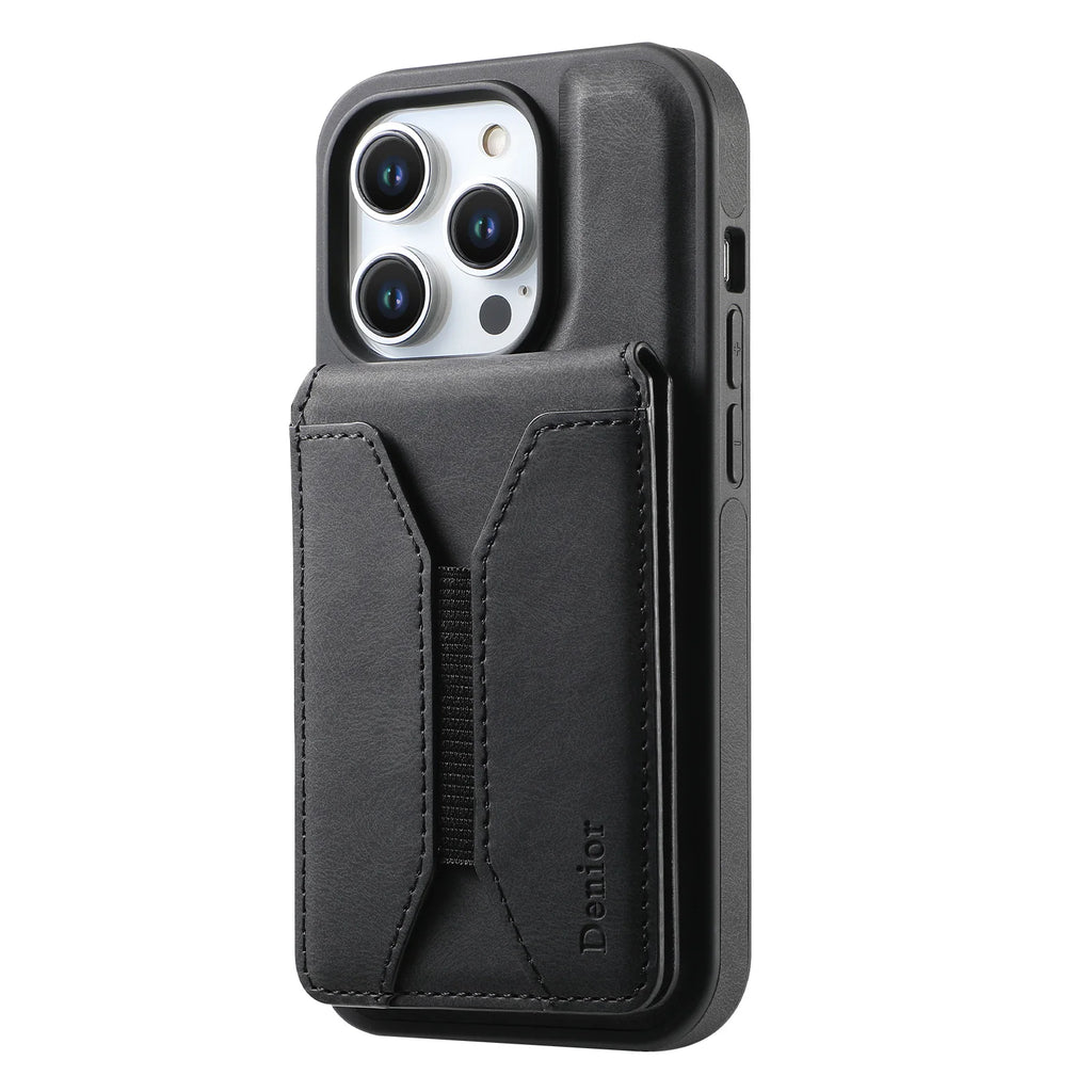 Capa de Proteção para iPhone 16, 15, 14 Pro Max, 13 e 12  Suporte de Anel 360° Magnética