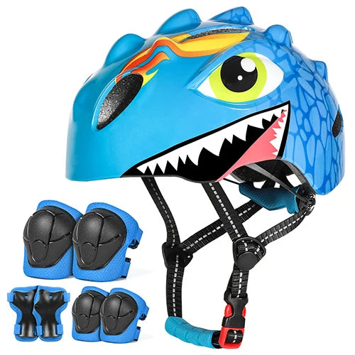 VICTGOAL Crianças Capacete de Bicicleta Criança Esportes Segurança Ciclismo Proteção Joelho Cotomofada Conjuntos Equilíbrio Bicicleta Roller Patinação Capacete Guarda