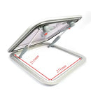 Vó de navio de liga de alumínio multi-tamanho acrílico quadrado deck escotilha acessórios marinhos para teto solar iate rv retrofitting