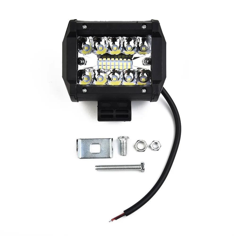 Farol Auxiliar LED Combo Beam para Carro, Pick-up, Lancha e Quadriciclo 60W 12V
