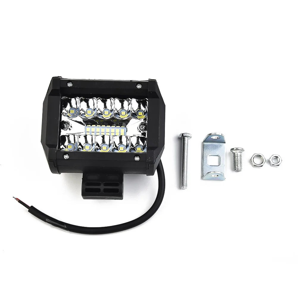 Farol Auxiliar LED Combo Beam para Carro, Pick-up, Lancha e Quadriciclo 60W 12V