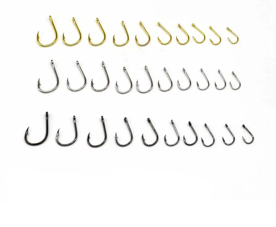 Anzol para Pesca Kit 200 Peças Tamanhos 3# a 12# - Jig Brasil