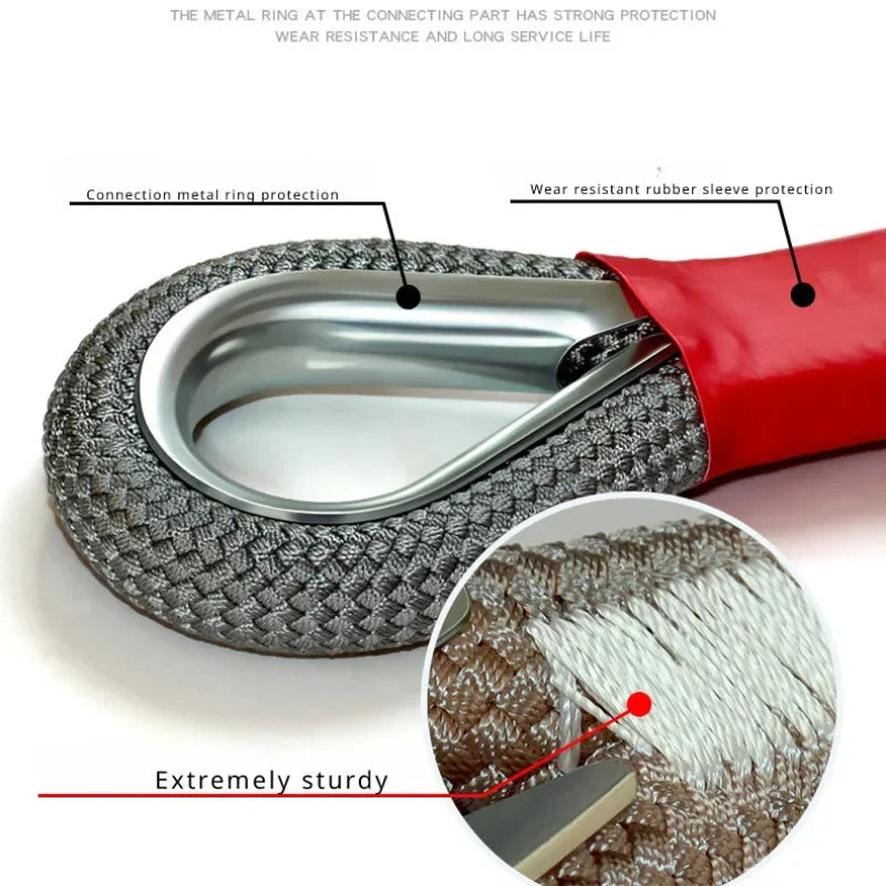 Corda de Kevlar para Reboque e Emergência  off-road - Suporte até 5 Toneladas