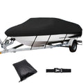 Barco iate capa 11-22ft barco barco barco capa anti-uv resistente à prova d2água 210d marinha trailerable lona acessórios do barco