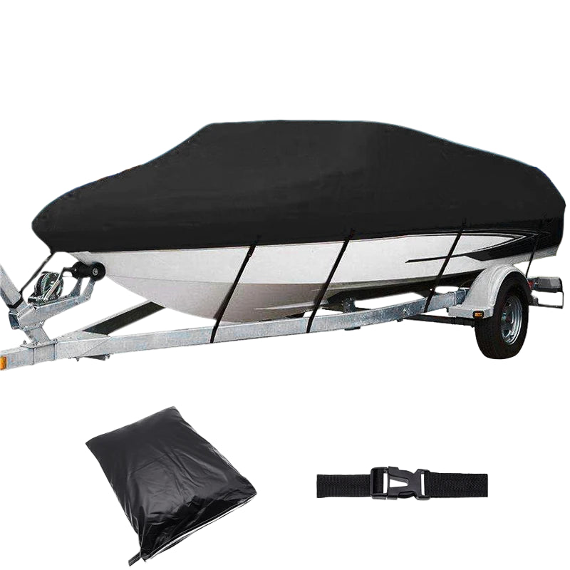 Barco iate capa 11-22ft barco barco barco capa anti-uv resistente à prova d2água 210d marinha trailerable lona acessórios do barco