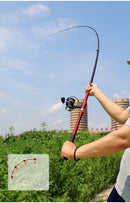 New carbon rock fishing rod 5.3M 6.0M ultra-light ultra-hard portable carp rod telescopic sea Fishing rod surfing rotating rod