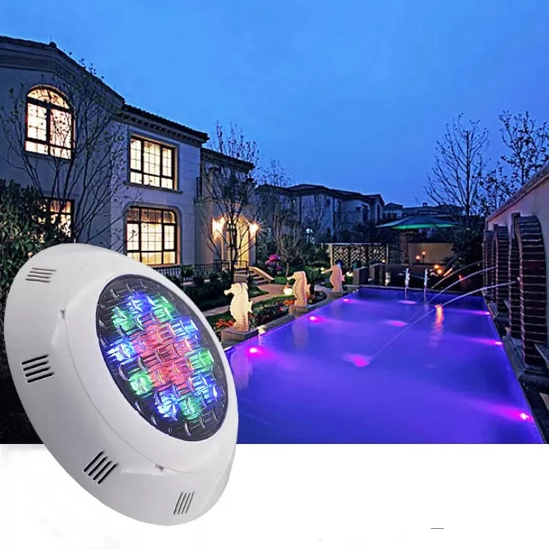 Luminária Colorida para Piscina LED IP68 12Volts 18 e 24Watts - Jig Brasil