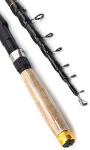 Vara Robaleira Vara de pesca Telescópica de Fibra de Carbono