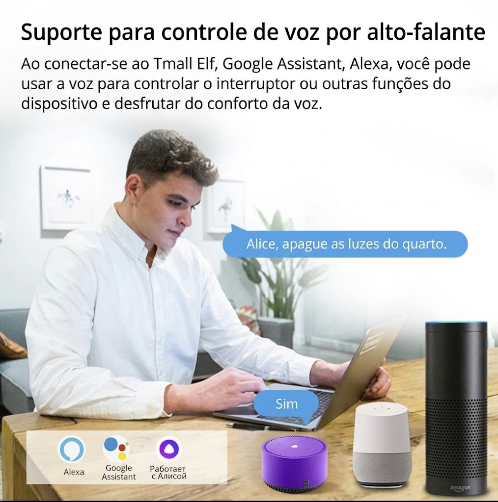 Interruptor Inteligente Smart Life Alexa Google 16A 20A