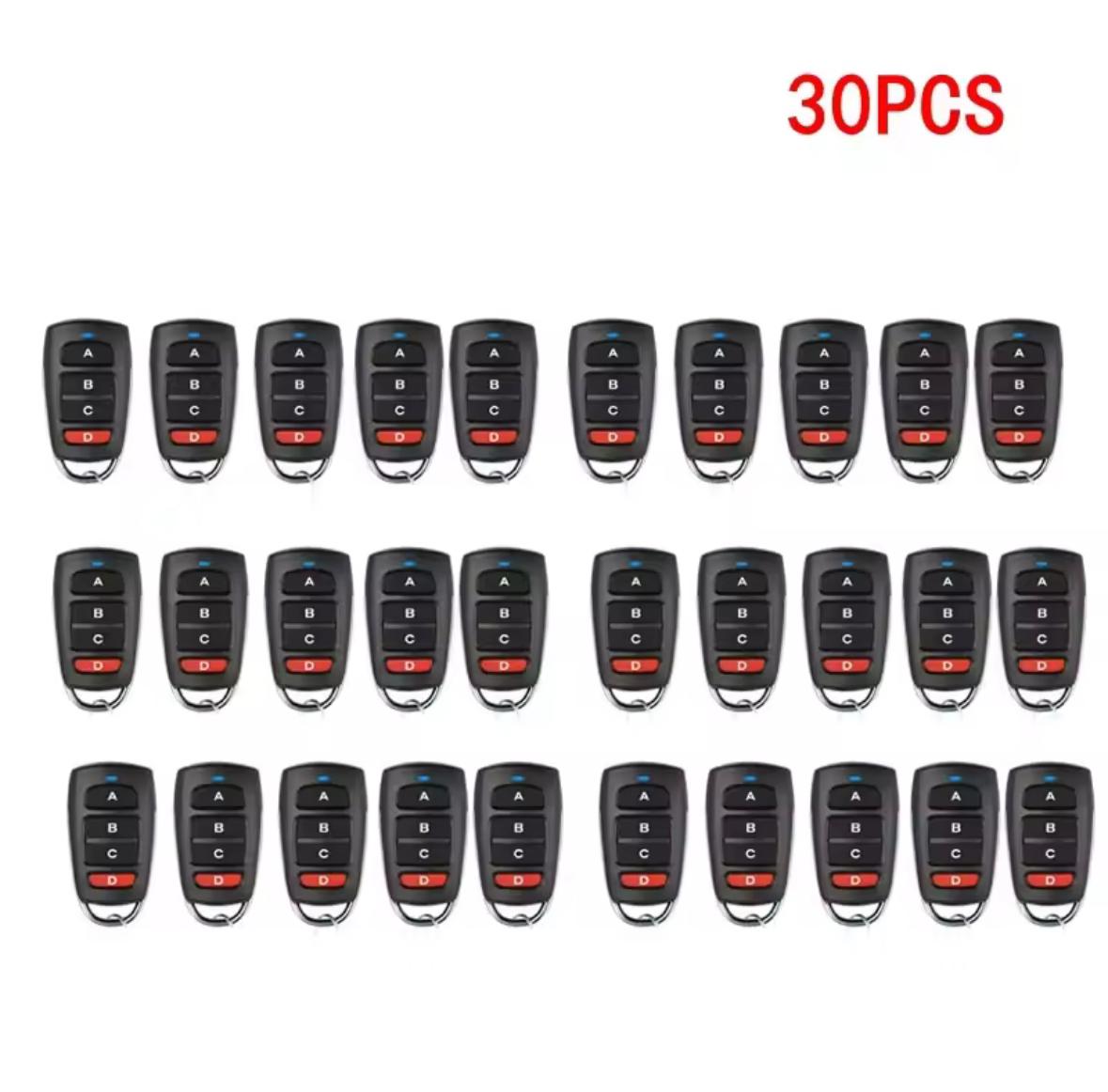 Controle Eletrônico Remoto 4 Botões Tx 433 Mhz Universal
