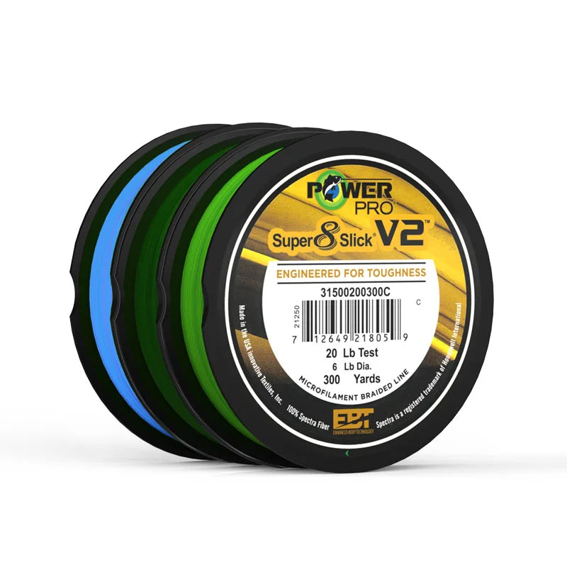 Linha Multifilamento Power Pro V2 8 Fios 275 Metros 10-80 Libras Super PE