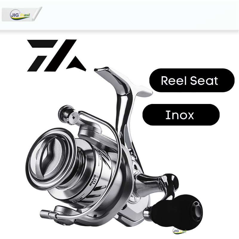 Molinete GA 1000/7000 21 kg de DRAG Ideal para Água salgada Rolamentos Inox FRETE GRATIS - Jig Brasil