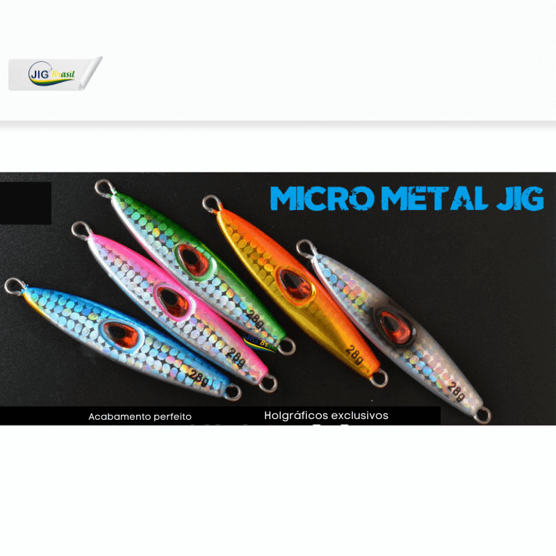 Micro Jig 28 Gramas Tenshinhan FRETE GRÁTIS - Jig Brasil