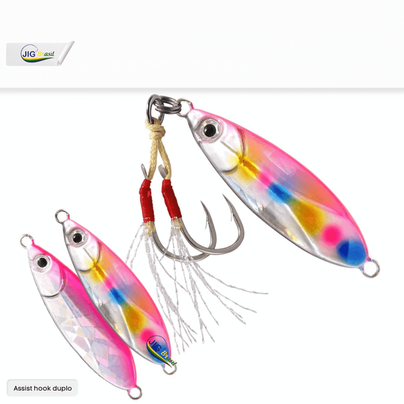 Slow Jig 18, 28, e 38g FRETE GRÁTIS - Jig Brasil