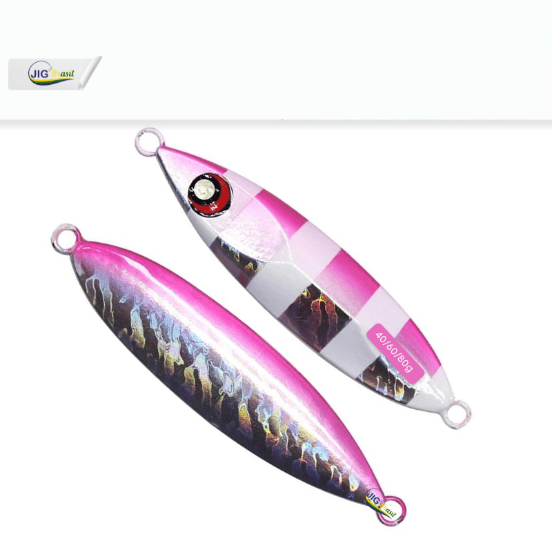 Slow Jig Sea Bass 40/60 e 80 Gramas FRETE GRÁTIS - Jig Brasil