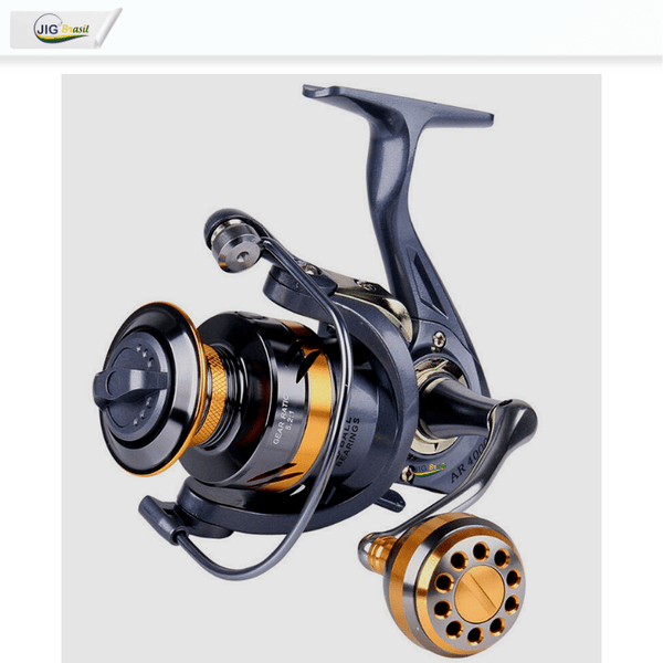Molinete DRAG de 5.2:1 Rolamentos INOX para Água Salgada FRETE GRÁTIS - Jig Brasil