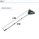 Passaguá Siliconado Para Pesca Cabo Em Alumínio 2.1, 1.7 e 1.5 Metros Dobrável & Retrátil Frete GRÁTIS - Jig Brasil