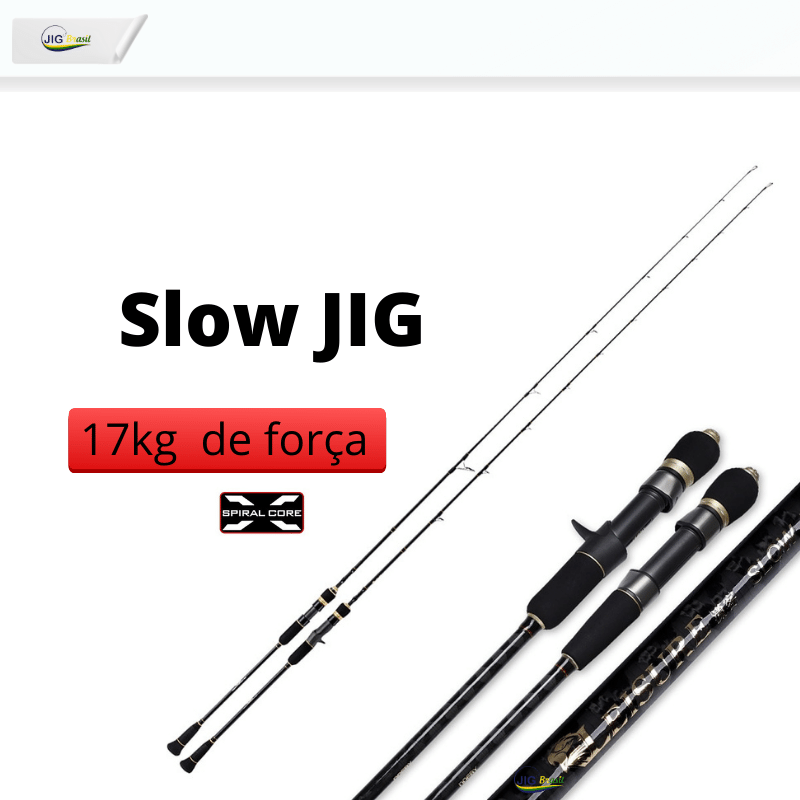 Vara para Slow Jig 1,83 a 1,96 metros FRETE GRÁTIS - Jig Brasil