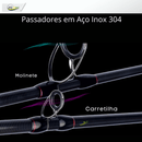 Vara de Pesca em Fibra Carbono Passadores Fuji FRETE GRÁTIS - Jig Brasil