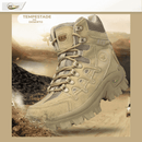 Bota Tática em Couro nas Cores Preta e Caqui Tempestade no Deserto FRETE GRÁTIS - Jig Brasil