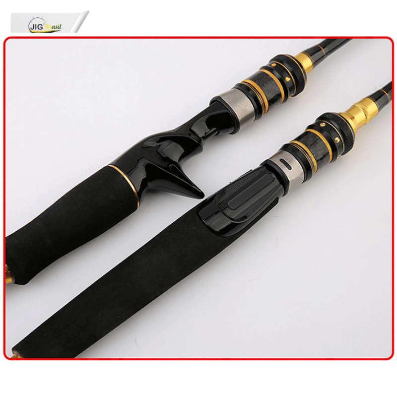 Vara de pesca Cat Gold 8-15LBS de Carbono 1.80m Ação Rápida FRETE GRÀTIS - Jig Brasil