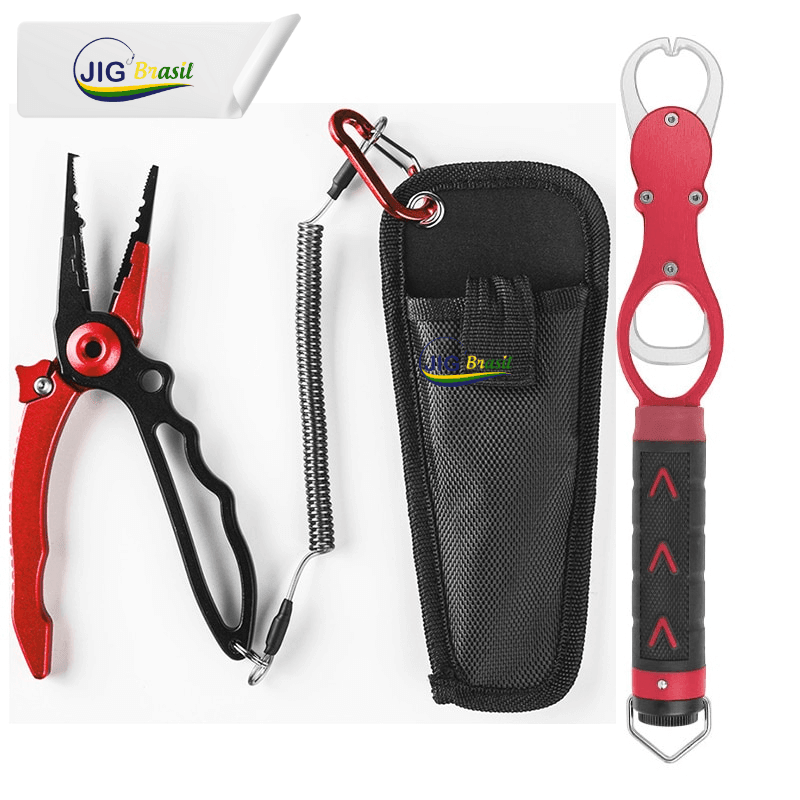 Kit Alicate & Grip de Liga de Alumínio FRETE GRÁTIS - Jig Brasil