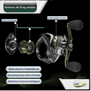 Carretilha Scorpions ATD200R Rolamentos em INOX Recolhimento 7.2:1 8kg de Drag FRETE GRÁTIS - Jig Brasil