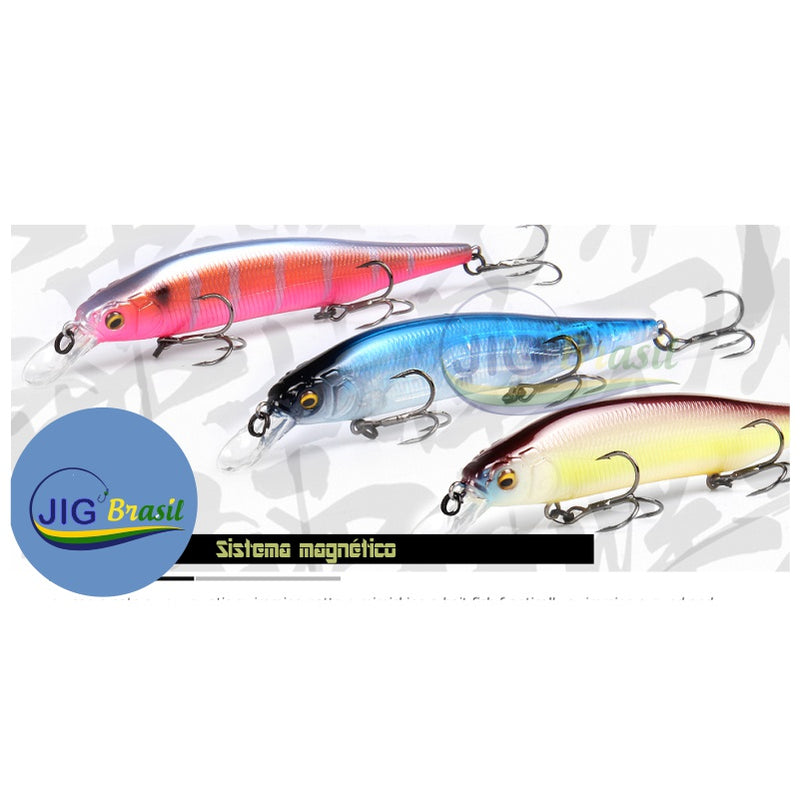 Isca Artificial Meia Água 11cm 15g FRETE GRÁTIS - Jig Brasil