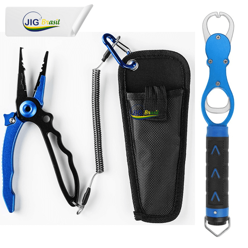 Kit Alicate & Grip de Liga de Alumínio FRETE GRÁTIS - Jig Brasil